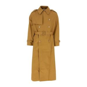 베트멍 코튼 오버사이즈 트렌치코트 UE64CO800C  BEIGE