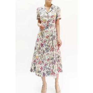 [비꼴리끄]사라사 프린트 원피스 B242WO2210