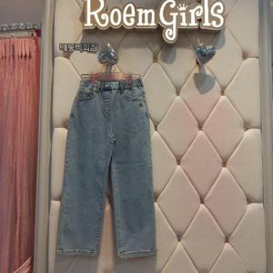 로엠걸즈 DP01 일자핏 데님팬츠 RGTJ2483C