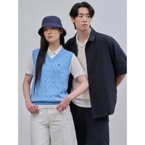 [빈폴멘] 케이블 베스트  스카이블루 (BC4751C23Q)