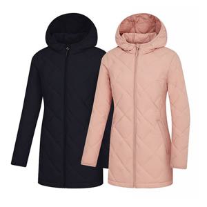 [콜핑]LD08 여성 겨울 후드일체형 오리털 경량 튜브다운자켓 KUJ6837W