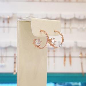 볼라레 세이브존01 큐빅 볼드 링귀걸이 spe536