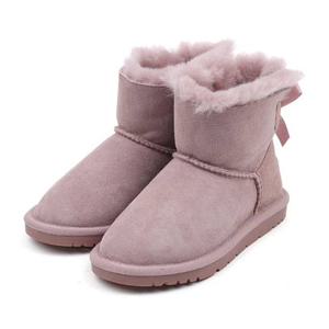 [토박스] (145-200mm) 오즈어그웨어 키즈 베일리 보우 리본 부츠 핑크 OZKCC4TSUB11PNK