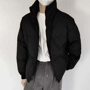 남성 하이넥 숏 패딩 캐주얼 데일리 점퍼 IS-JK90