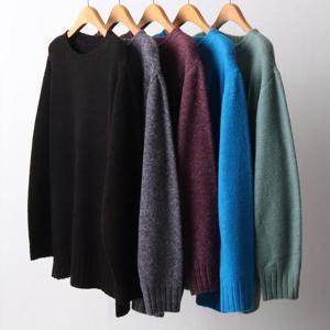 빅사이즈스웨터 F649L410 박시일자핏컬러니트티 EB