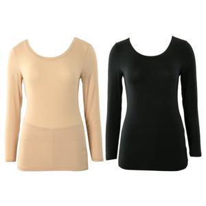 와코루 얇고 따뜻한 콜라겐극세사 여성내의 상의WLG2451C