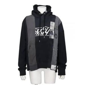 메종 미하라 야스히로 후드 티셔츠 A10HD581BLACK DOM