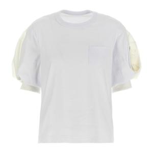 사카이 벌룬 슬리브 티셔츠 SCW239 104