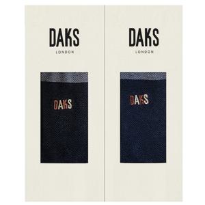 [닥스(양말)]DB25302 신사면장목  탑링글 2족세트