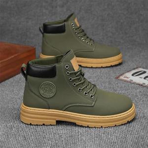 남성 3컬러 키높이 베이직 데일리 레이스업 워커 ZG-W222