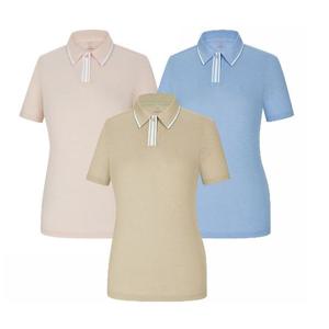 [콜핑]LD18 여성 여름 시어서커 반팔 카라등산티셔츠 KVT0583W