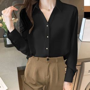 KAA 8307 여자브이카라블라우스