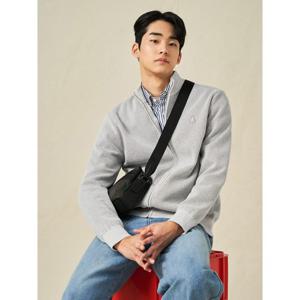 [신상40%OFF][빈폴멘] 솔리드 풀집업 카디건 라이트 그레이 (BC525AC122)