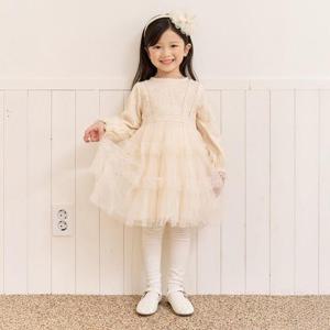 치크 HC04 자수 몸판 샤 매치 원피스 CKOW25180