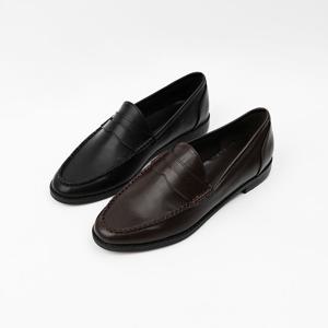 [신난다슈] 여성 로퍼 단화 2cm 2종 여자 플랫 구두 슬립온 둥근코 발편한 낮은굽 NF258804