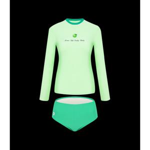 [아레나] (A5BL1PS01GRN) 팝핑 프룻 슬림핏 래쉬가드 세트