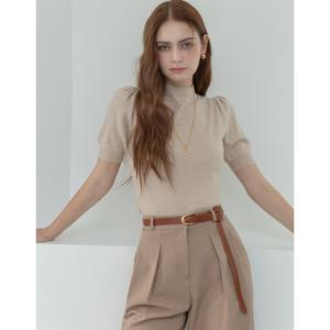 [르니앤맥코이(여성)]슬림반하이넥퍼프소매니트MM10KN370FJY