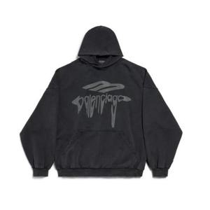 발렌시아가 후드 티셔츠 803265TRVS91013 DOM