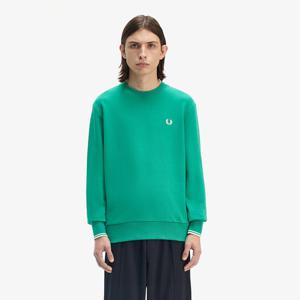 [Baseline] 크루넥 스웻셔츠 - 라벨 그린 AFPM2517535-X87