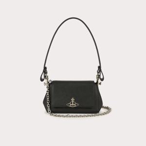 [공식] 비비안웨스트우드 사피아노 플레인 헤이즐 핸드백 (VPSCBA0016 99)