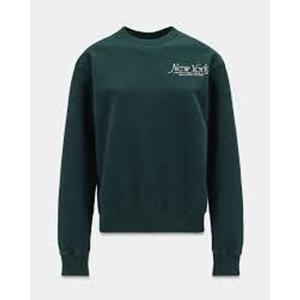 스포티앤리치 긴팔 티셔츠 ST071506034GR10 FOREST CREAM DOM