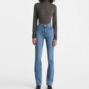 [리바이스]725 하이 라이즈 신축성 부츠컷 중청 18759-0054_DG