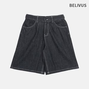 빌리버스 남자 반바지 버뮤다 생지 청바지 BWS075