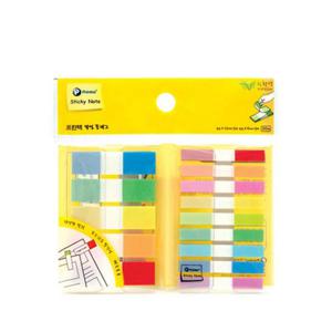 프린텍 스티키노트 팝업플래그(혼합5색 9색 44X12.446 20매) FA4412-5 접착식메모지 접착메모지 접착메모