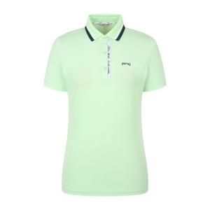 [핑골프](사 은품증정) 여성 카라 배색 반팔 티셔츠 (121E2TO453_MT)