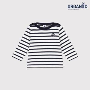 [쁘띠바또]쁘띠바또 베이비 오가닉 스트라이프 저지 티셔츠 (NTY41TR32F_DN)