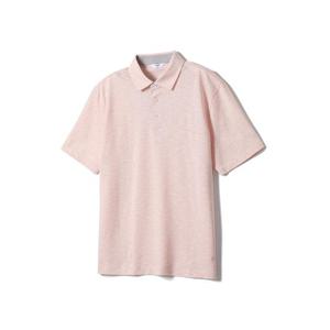 [노티그] 레이온혼방 카라 반팔티셔츠 핑크