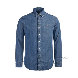 [폴로 랄프로렌] SS25 남성 데님 셔츠 710792043 001