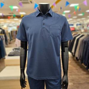 런던포그(강서) HL01 프린트 반팔 카라티셔츠 LOATA31Z