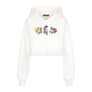 돌체앤가바나 크롭 플로럴 프린트 후드티 F9R58Z GDCBGW0111