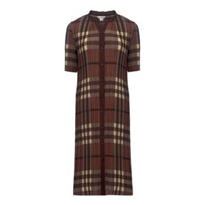 [조순희]플리츠 모크넥 체크 원피스(JNMO229)