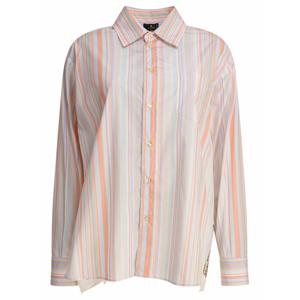 [ETRO] 라프리마 여성 스트라이프 셔츠 위드 프린트 온 더 백 WRIA0034 99TR574S9850 핑크 /3