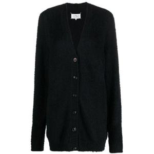 25 FW 메종마르지엘라 파일드 V넥 가디건 SI0GP0002S17664 TP432236875