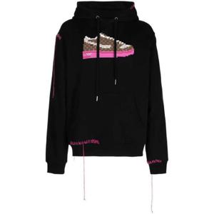 25 FW Mostly Heard Rarely Seen 8 Bit 그래픽 프린트 후드티 MHEB08BCKH20 TP432303944