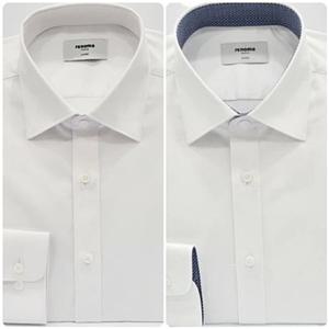 [레노마셔츠]일반핏/스판/노-포켓/TR트윌 스판/긴소매  와이셔츠