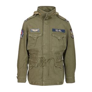 랄프로렌 올리브 그린 코튼 재킷 710961616 001