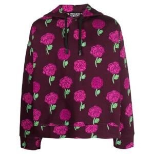 25 FW 베르사체진스꾸뛰르 로즈 프린트 후드티 74GAI3C7FS061 TP432303463