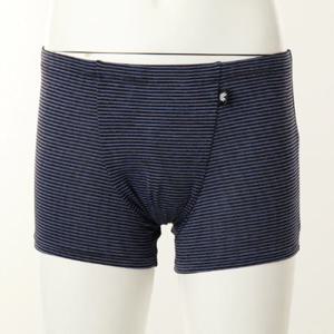 [와코루] 인견 스판 스트라이프 남성드로즈 (WMP2418-NA GY)