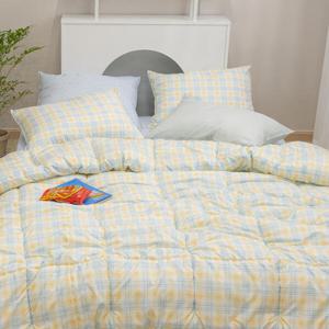 아트박스/르헤브 슈가체크 소프트마이크로 차렵이불 베개세트(SS