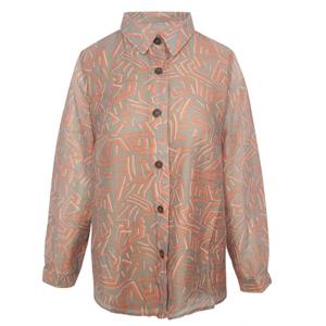 [조순희]시스루 프린티드 블라우스 (JOMB218)