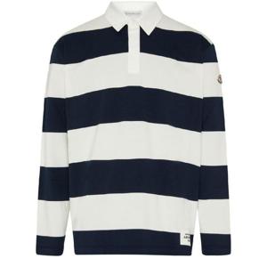 25 FW 몽클레어 여성 로고 롱 슬리브 폴로 dark blue MC1M36A5BLUS2AAA00 TP828431221