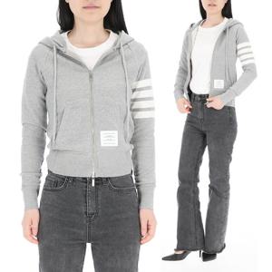 사선완장 FJT001A 00535 055 톰브라운 루프탭 여성 후드집업