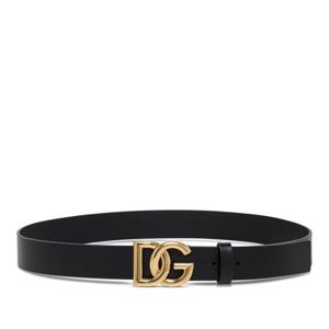 돌체앤가바나 DG 버클 블랙 가죽 벨트 BC4644 AX6228E831