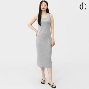 엘케이트 여자 나시 원피스 데일리 슬림 여름 민소매 롱원피스 LID015