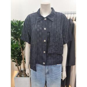 아니베F 세이브존06 쿨 큐브 언발 블라우스 A55WBL5J70