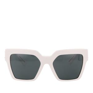 베르사체 화이트 지오메트릭 오버사이즈 선글라스 0VE4458 314
